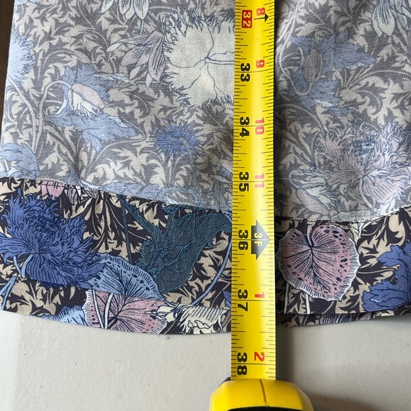 Zadig & Voltaire Rhona Wild Garden Floral Sz S Flutter Sleeves Midi Dress - Picture 10 of 12